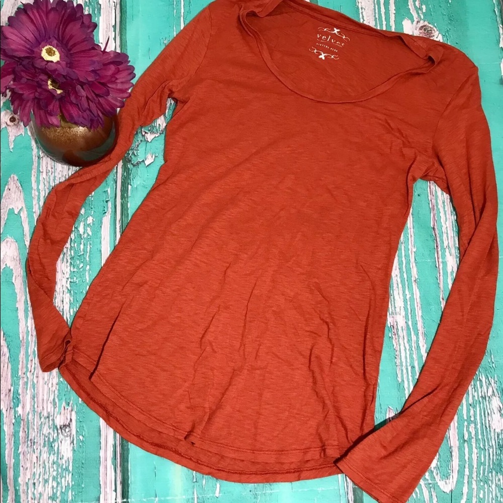 🍭 ANTHROPOLOGIE 🍭 Basic Long-Sleeve Thin Tee